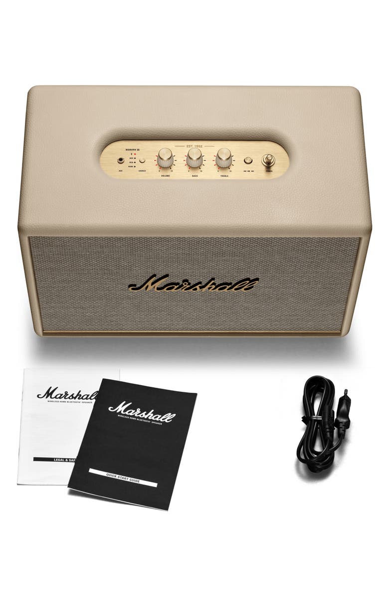 Marshall Woburn III Bluetooth<sup>®</sup> Speaker, Alternate, color, Cream