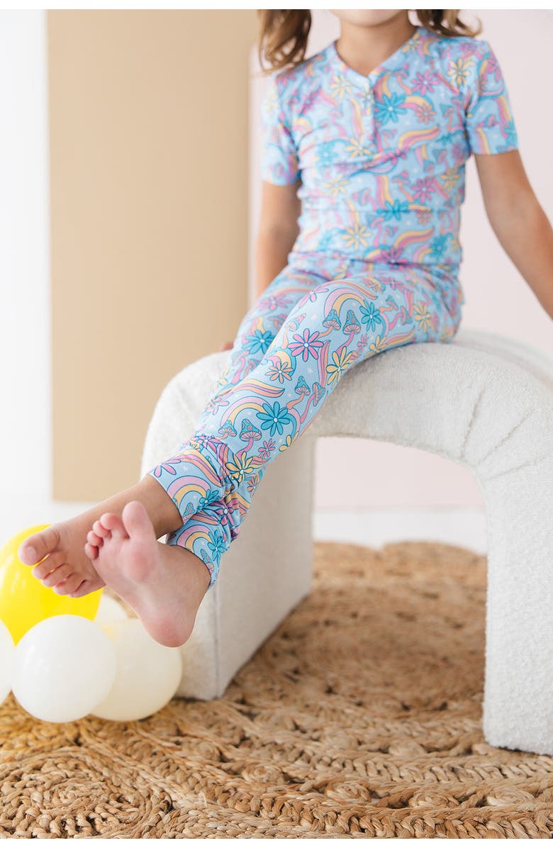 Charlie Lou Baby<sup>®</sup> Groovy Fall After All Pajama Set, Alternate, color, Blue