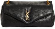 Saint Laurent Medium Calypso Leather Shoulder Bag