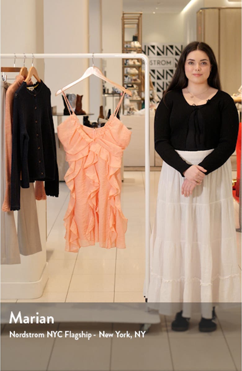 Ruffle Minidress, sales video thumbnail