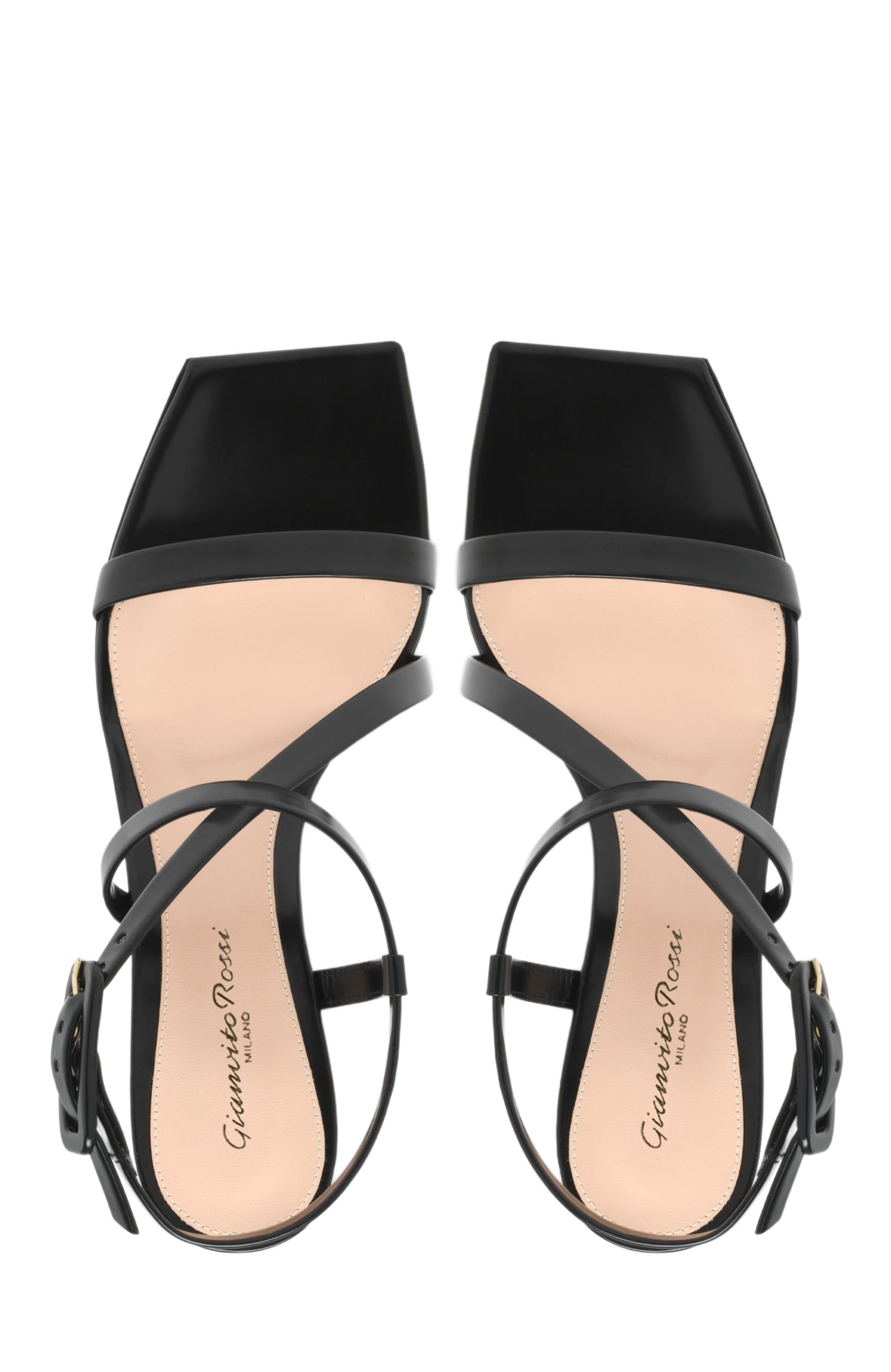Lindsay Sandal, Alternate, color, BLACK