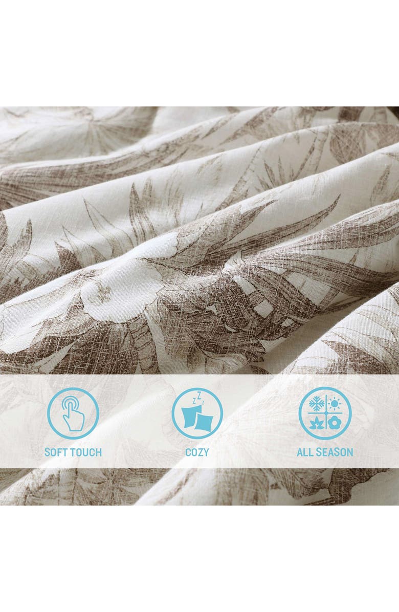 Tommy Bahama Beachway Blooms Comforter & Pillow Sham Set, Alternate, color, Beige