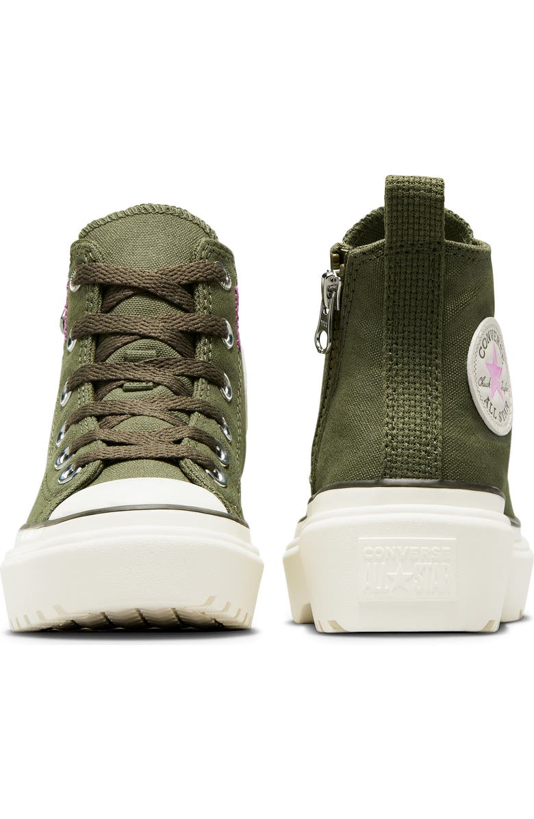 Converse Kids' Chuck Taylor<sup>®</sup> All Star<sup>®</sup> Lugged High Top Sneaker, Alternate, color,
