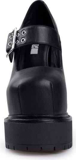 Nay Mary Jane Platform Pump