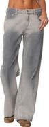 EDIKTED Joe Low Rise Wide Leg Jeans