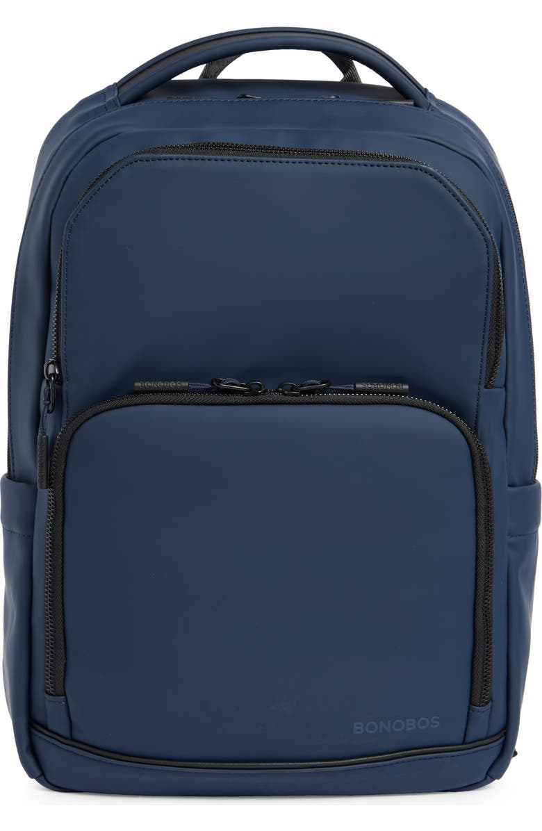 Bonobos Rubberized Backpack, Main, color, Navy
