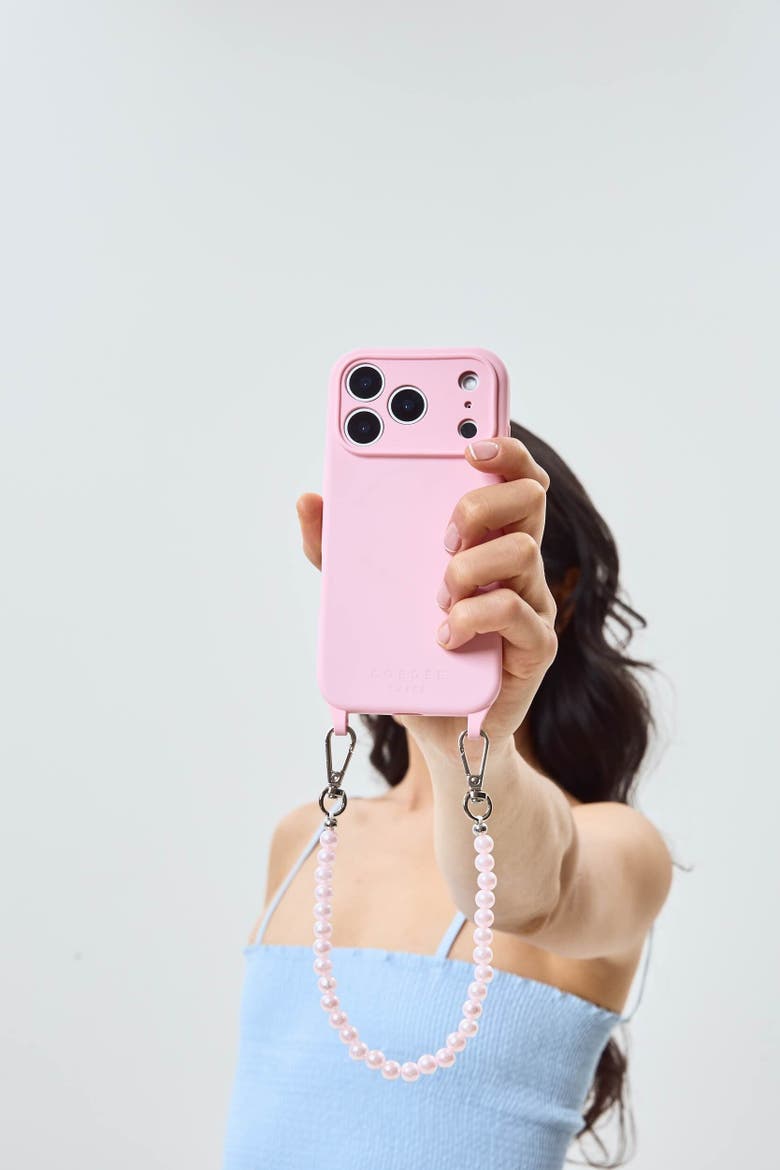 Princess Pearl Phone Chain Set, Alternate, color, Blush