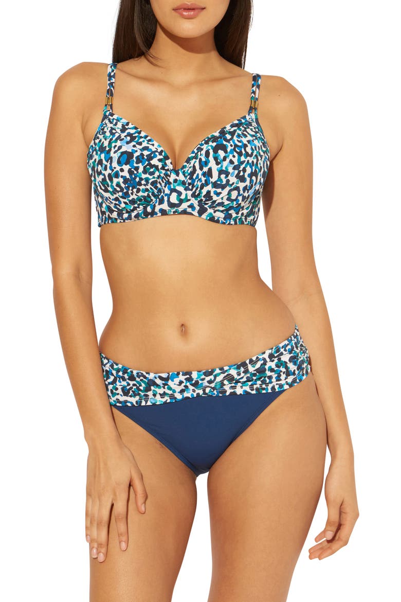 Girls Gone Wild Underwire Bikini Top, Main, color, NAVY