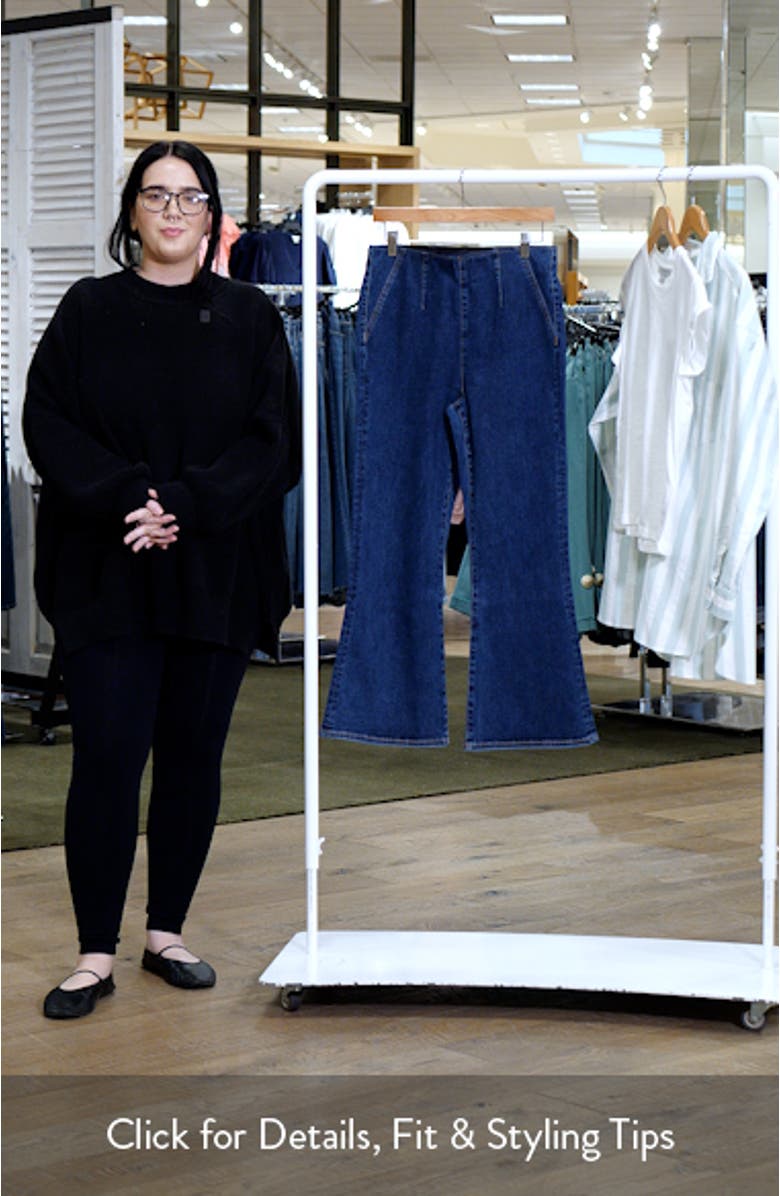 Carson Off-Duty High Waist Ankle Flare Jeans, sales video thumbnail