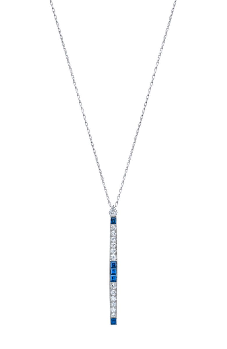 Mindi Mond Reconceived Diamond & Sapphire Pendant Necklace, Main, color,