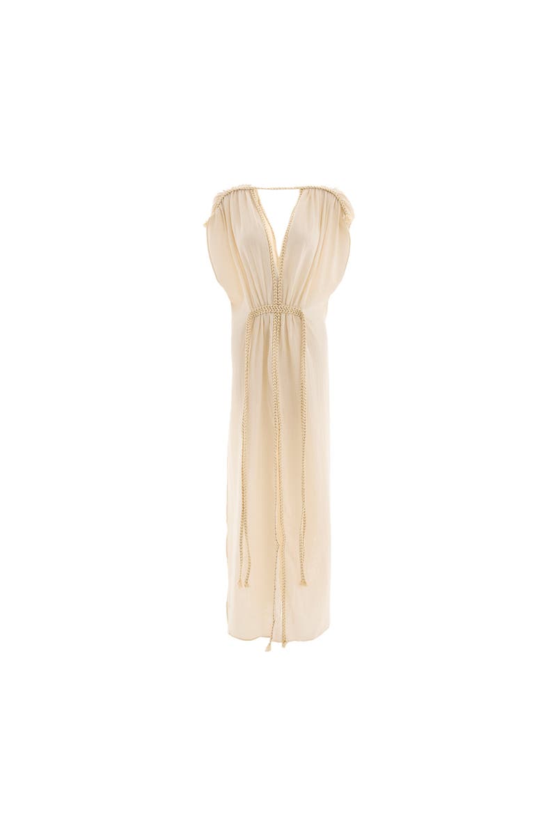 Monlicia Helen 100% Cotton Maxi Dress, Alternate, color, Cream