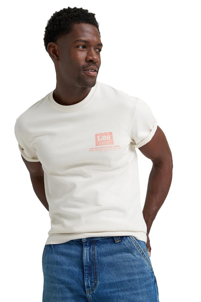 Workwear Graphic T-Shirt, Alternate, color, ECRU
