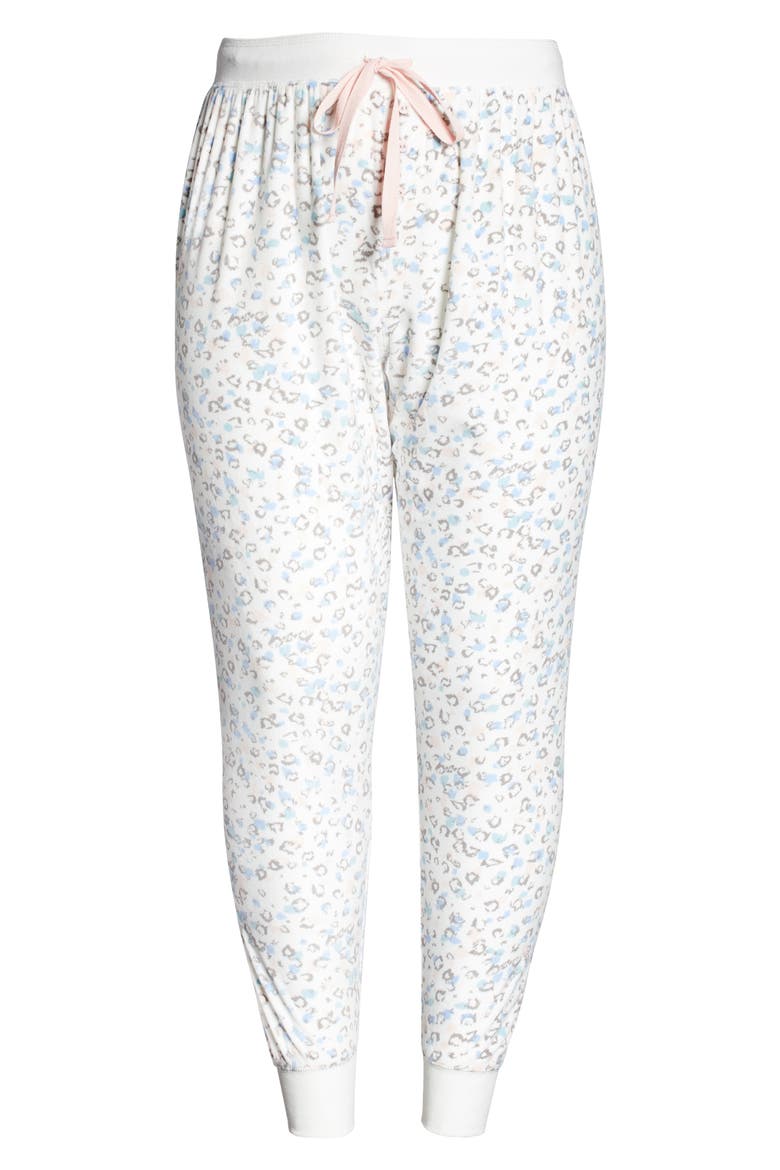 Silky Velour Jam Pajama Pants, Alternate, color, NATURAL
