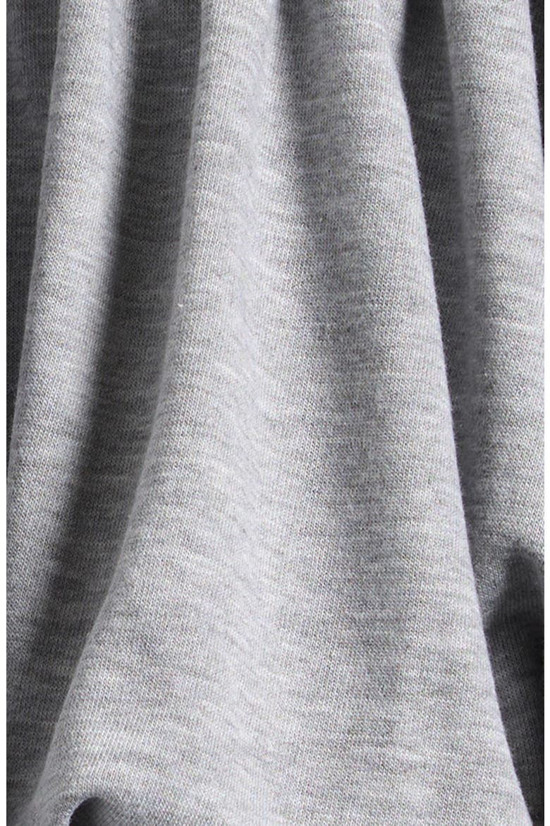Bubble Hem Miniskirt, Alternate, color, HEATHER GREY