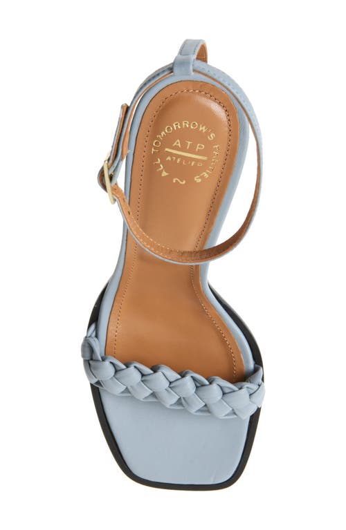 Atp Atelier Porlezza Marina Ankle Strap Sandal In Blue
