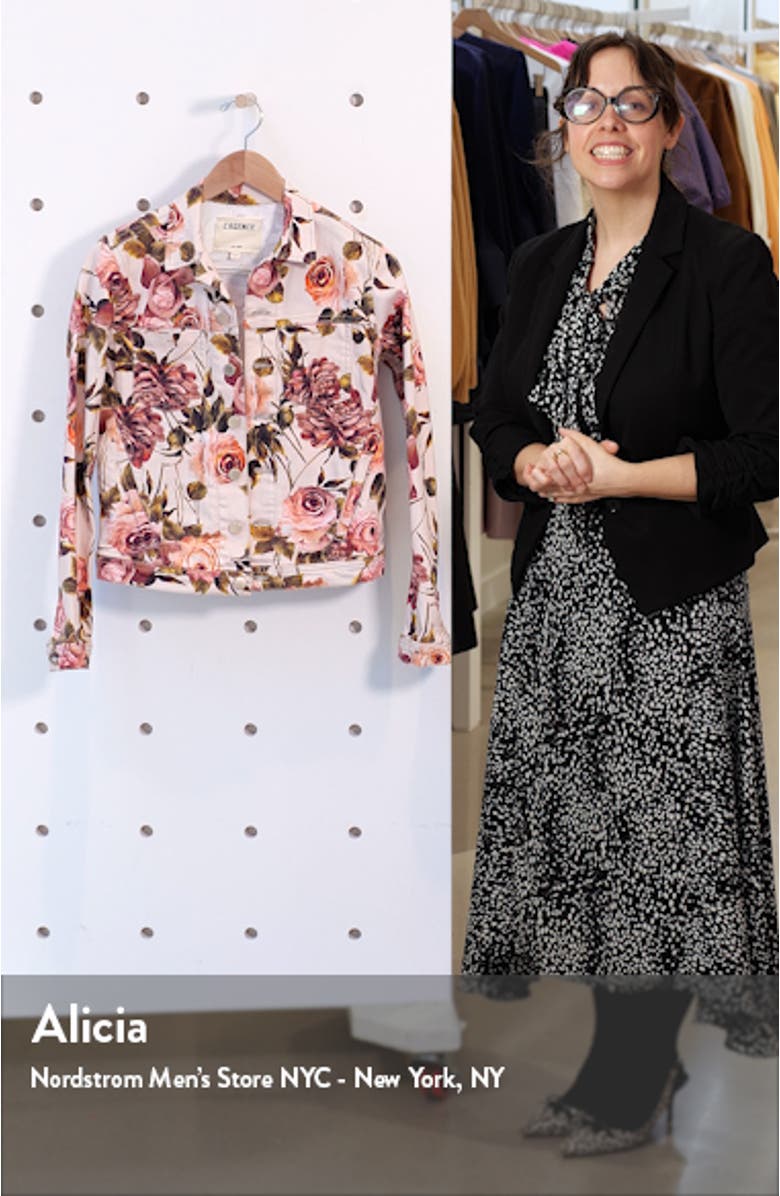 Celine Floral Print Jacket, sales video thumbnail
