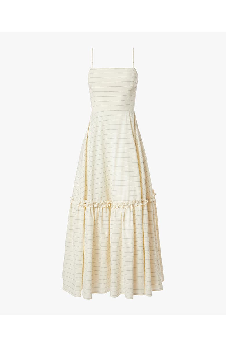 WeWoreWhat Ruffle Flare Midi Dress, Alternate, color,