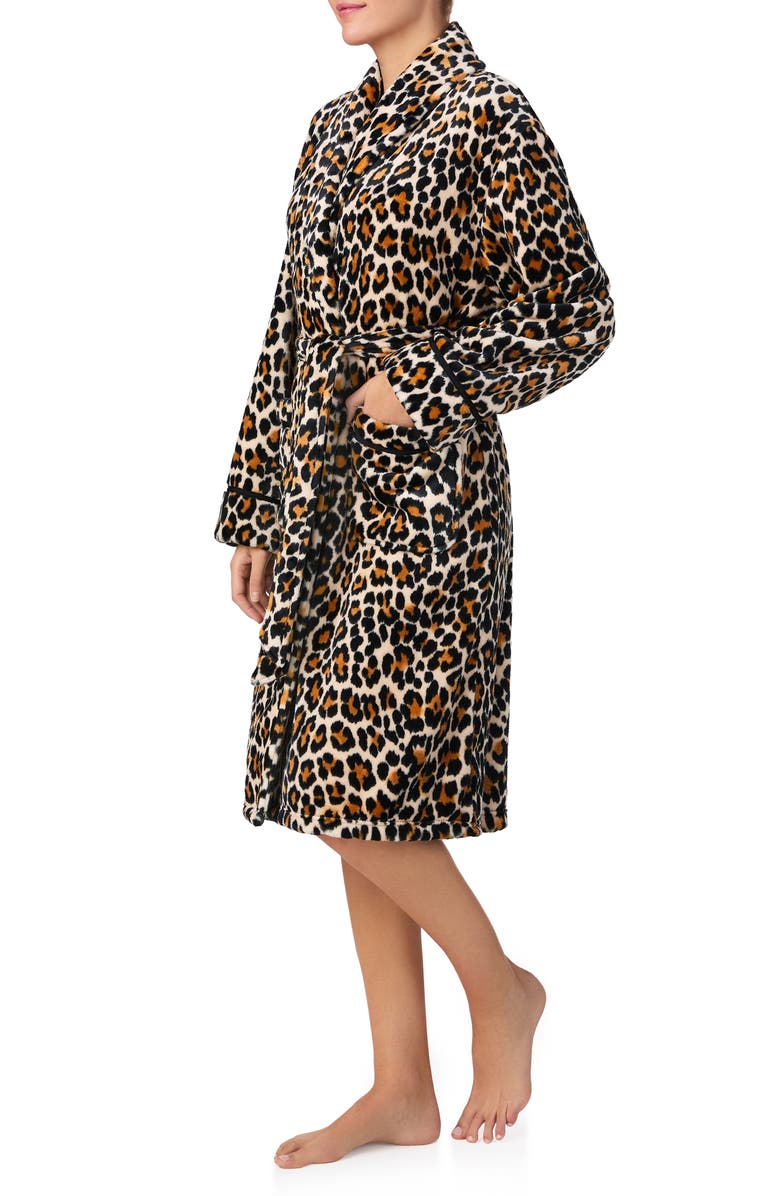 Kate Spade New York print robe, Alternate, color, 
