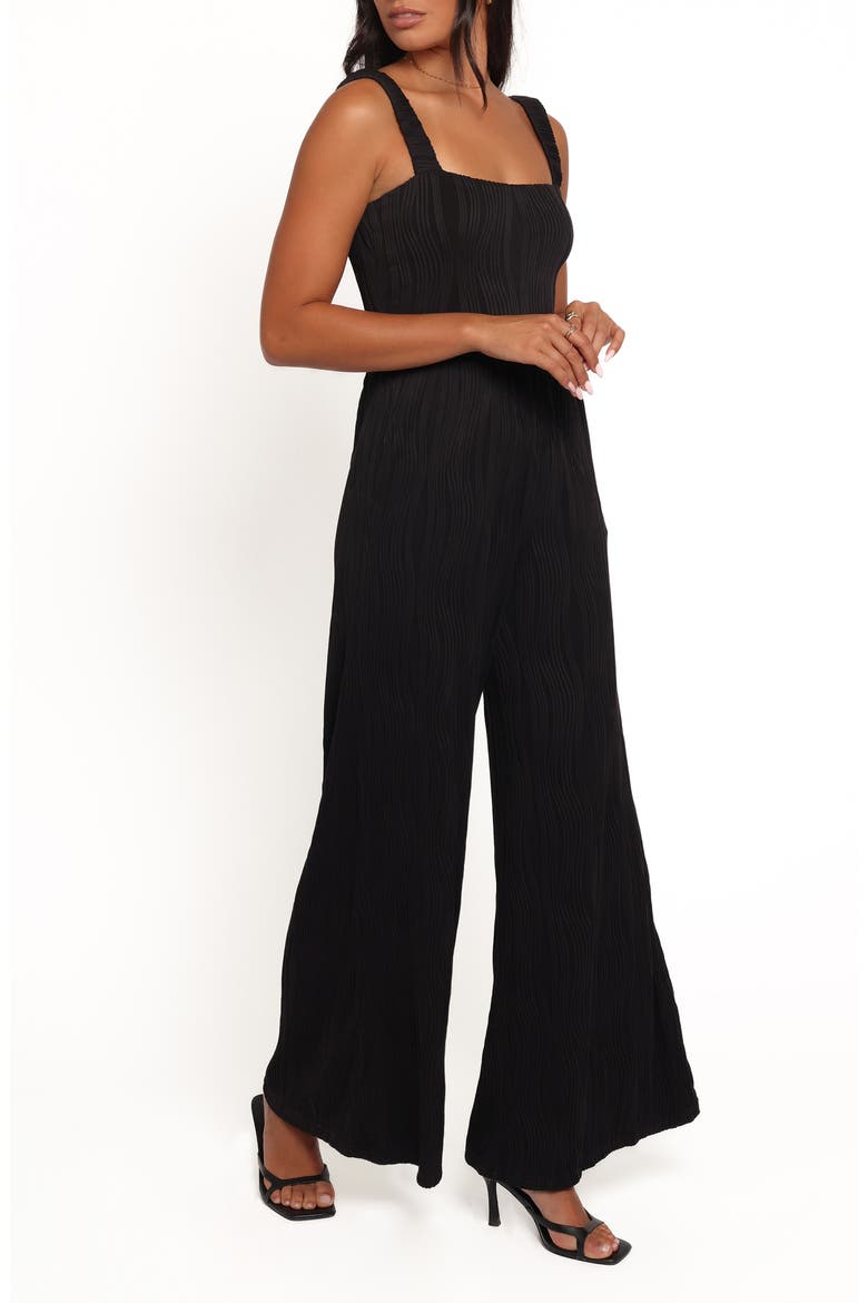 Ivy Wide Leg Jumpsuit, Alternate, color, BLACK