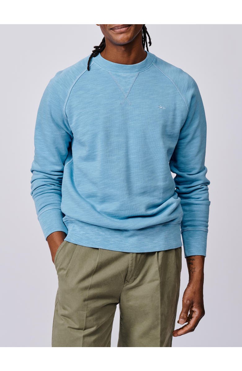 Aubin Garsdale Slub Crew Neck Sweatshirt, Alternate, color, Pale Blue