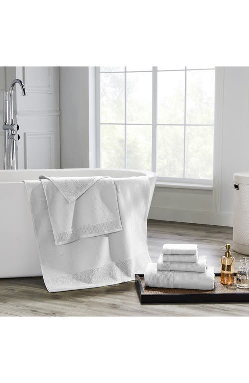 Modern Threads Waffle Rib 6-piece Towel Set In White
