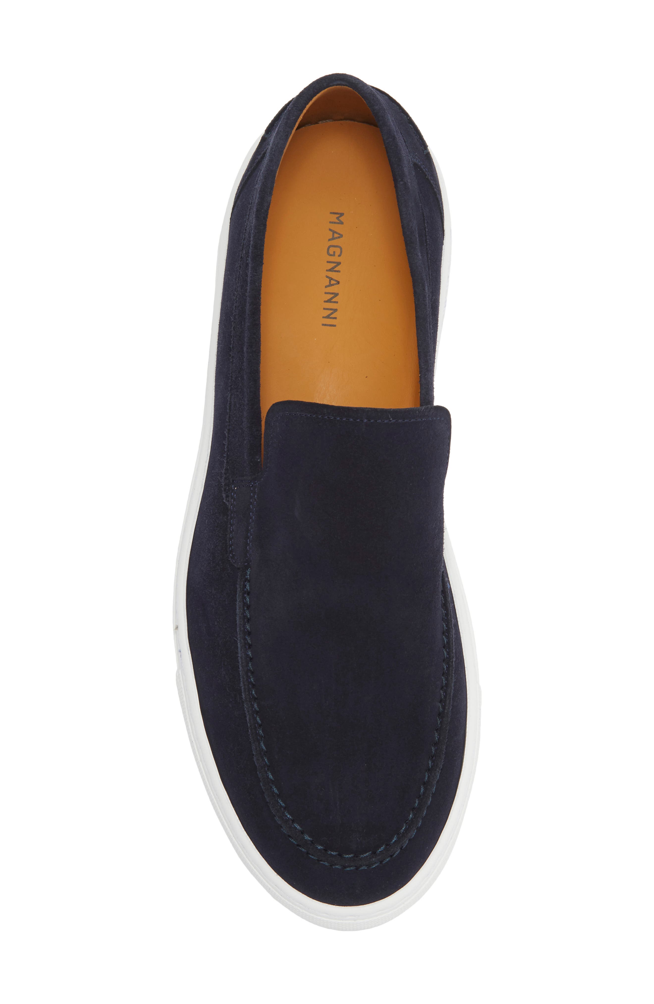 Magnanni Johnny Venetian Loafer, Alternate, color, Navy
