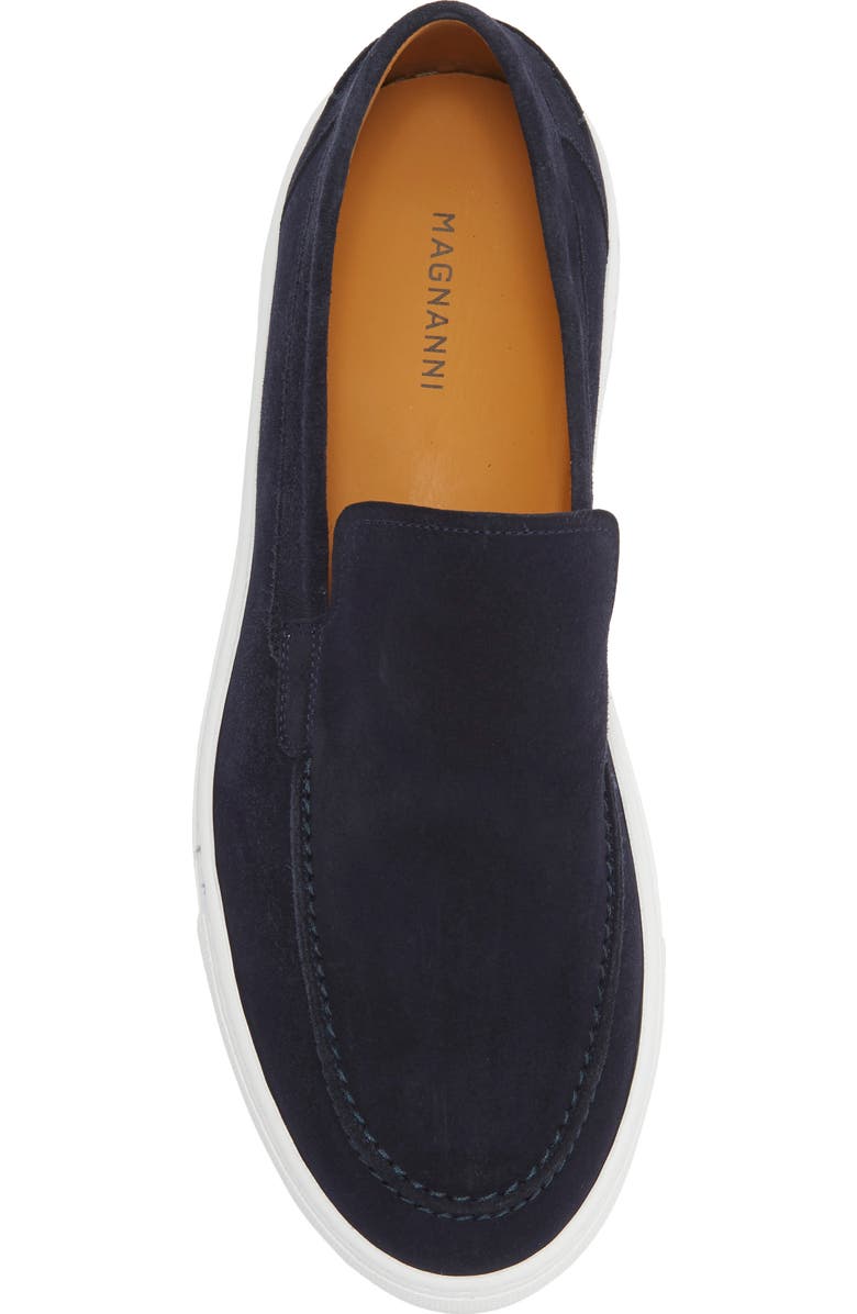 Magnanni Johnny Venetian Loafer, Alternate, color, Navy