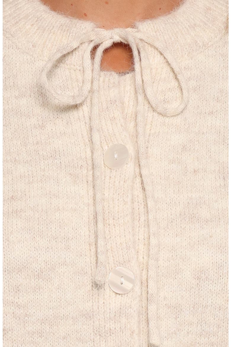 Rita Tie Cardigan, Alternate, color, BEIGE MARLE