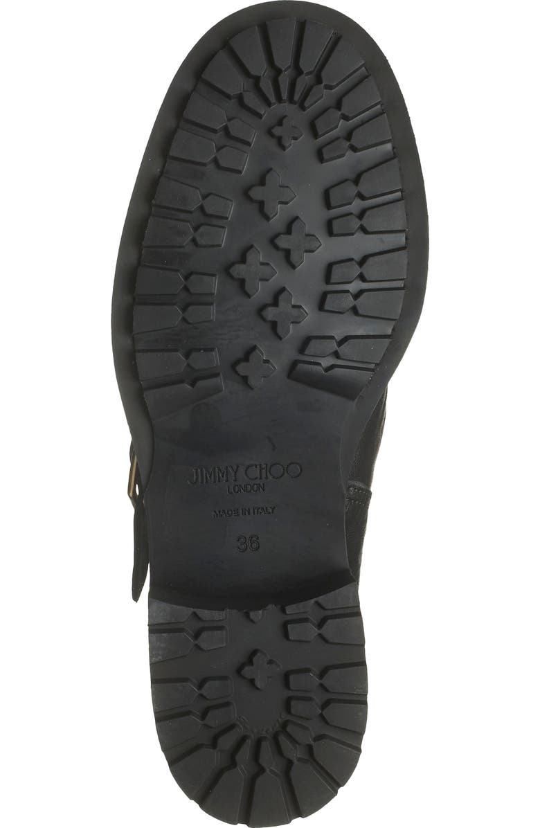 Jimmy Choo Buckle Biker Boot, Alternate, color,