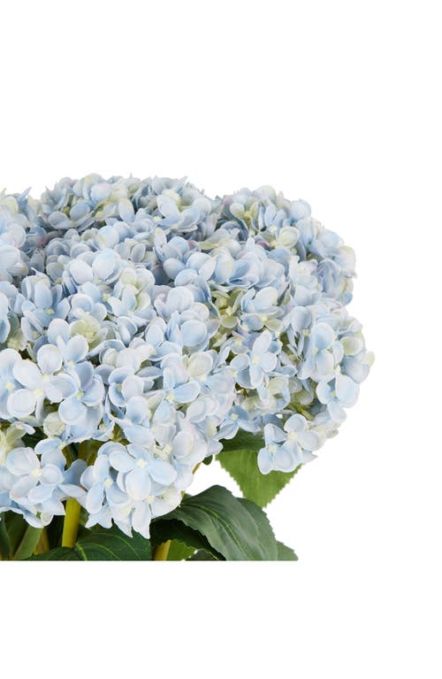 Sonoma Sage Home Set Of Eight Blue Hydrangea Artificial Flowers In Blue