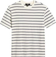 Mavi Jeans Stripe Loose Fit Cotton Blend T-Shirt