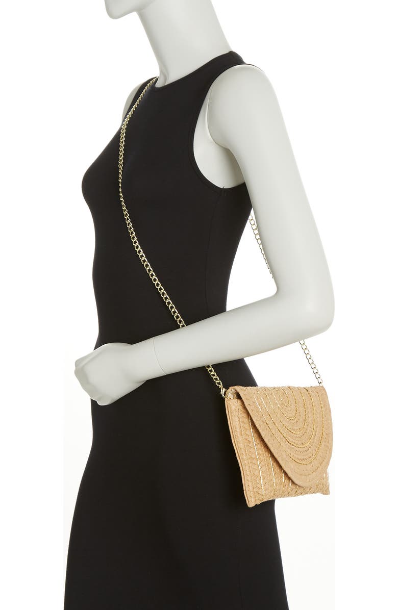 Collection XIIX Straw Clutch, Alternate, color, Natural