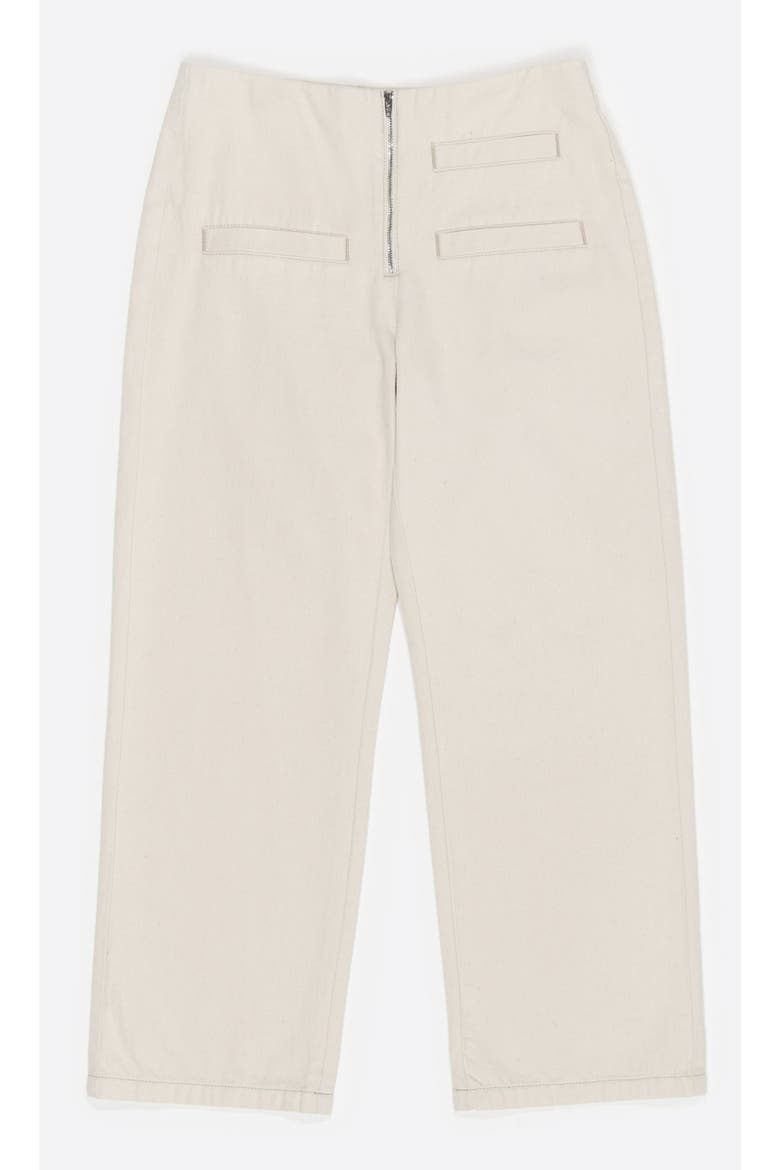 Denim Ankle-Length Jeans, Alternate, color, IVORY