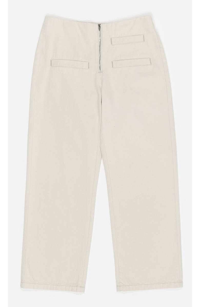 Bimba y Lola Denim Ankle-Length Jeans, Alternate, color, Ivory