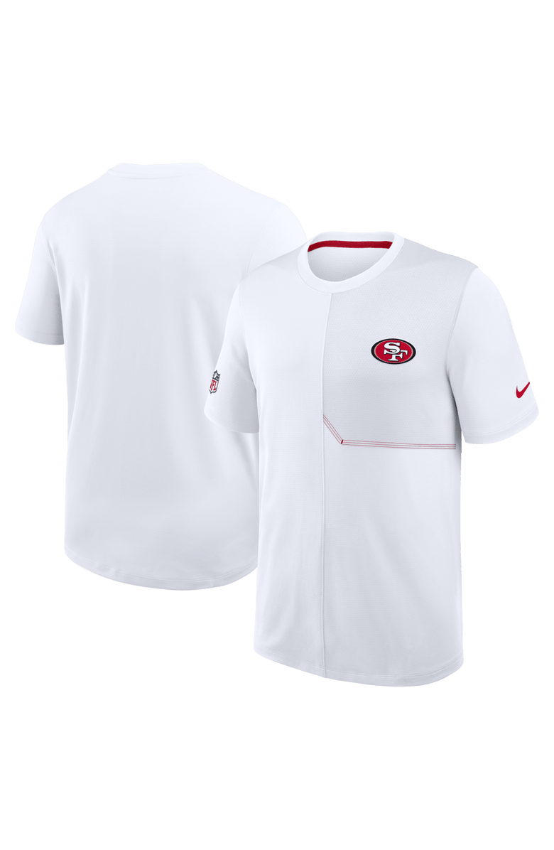 Nike Men's Nike  White San Francisco 49ers Sideline UV Dri-FIT Coaches Shirt, Main, color, White