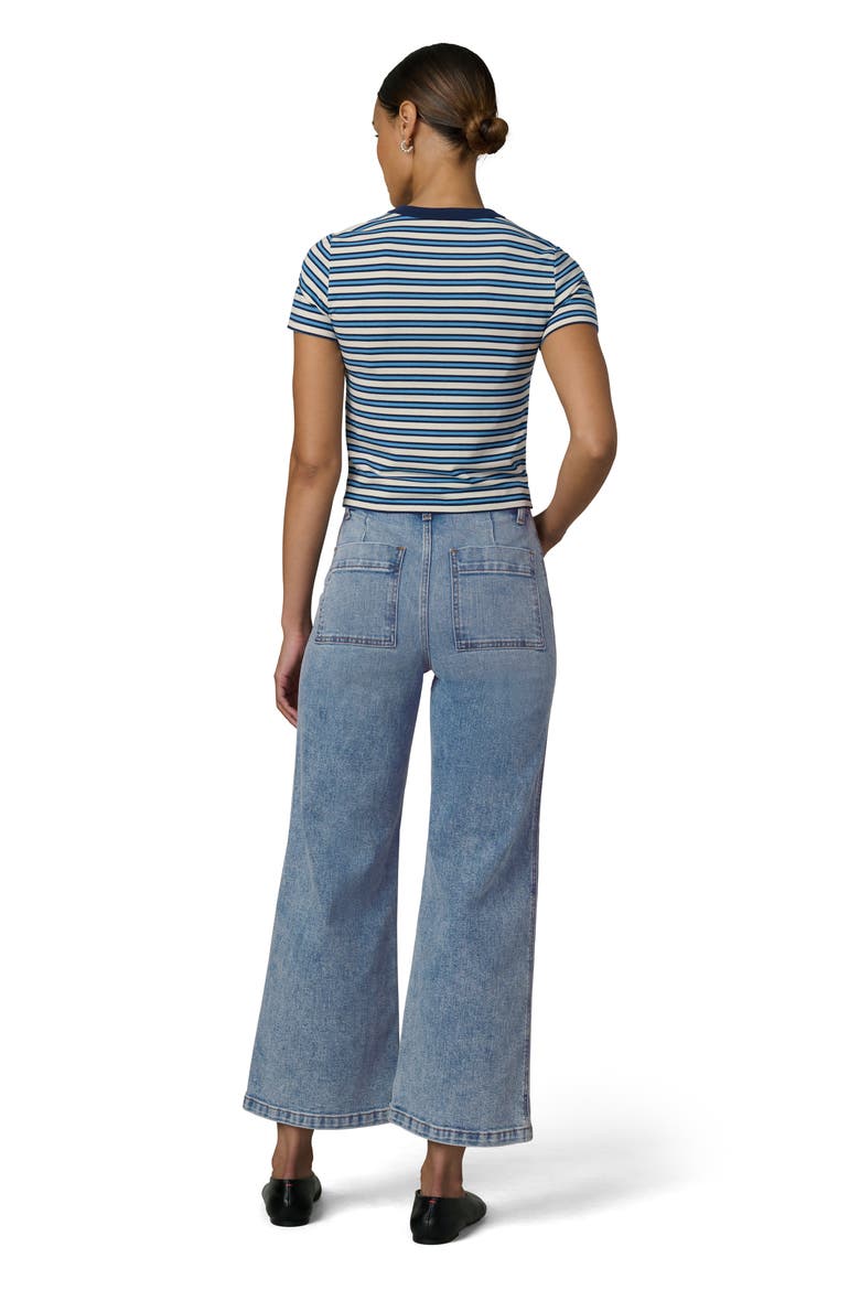 The Mia Welt Pocket High Waist Ankle Wide Leg Jeans, Alternate, color, VERNAL