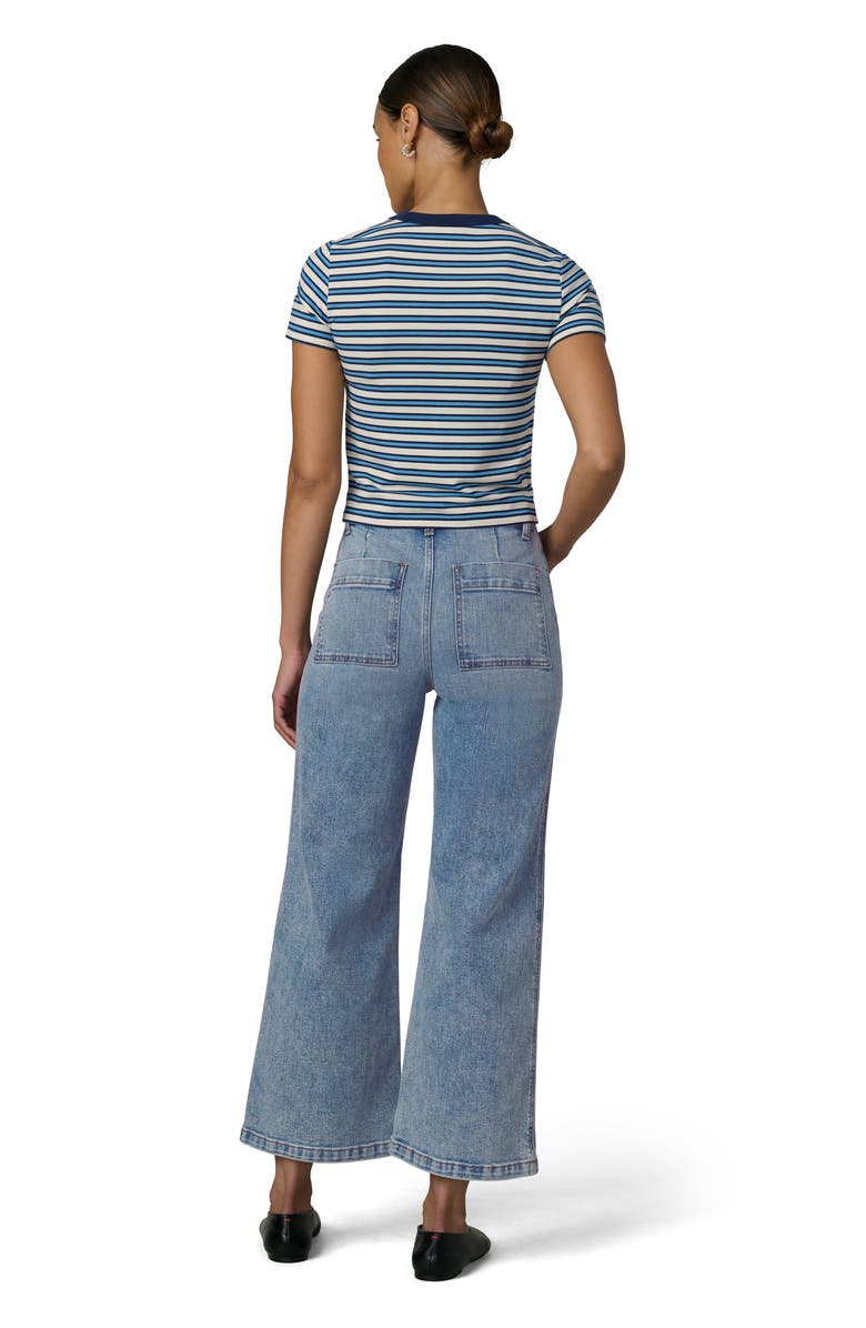 Joe's The Mia Welt Pocket High Waist Ankle Wide Leg Jeans, Alternate, color, Vernal