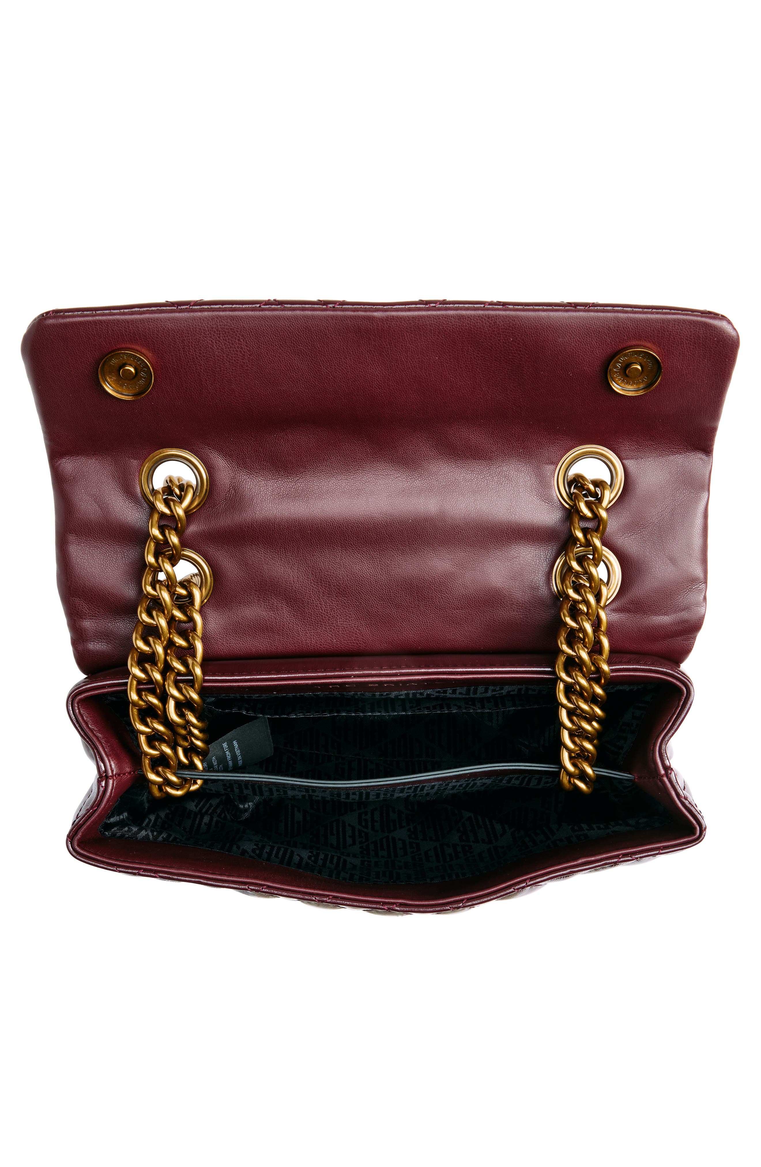 Kurt Geiger London Brixton Lock Leather Shoulder Bag, Alternate, color, 