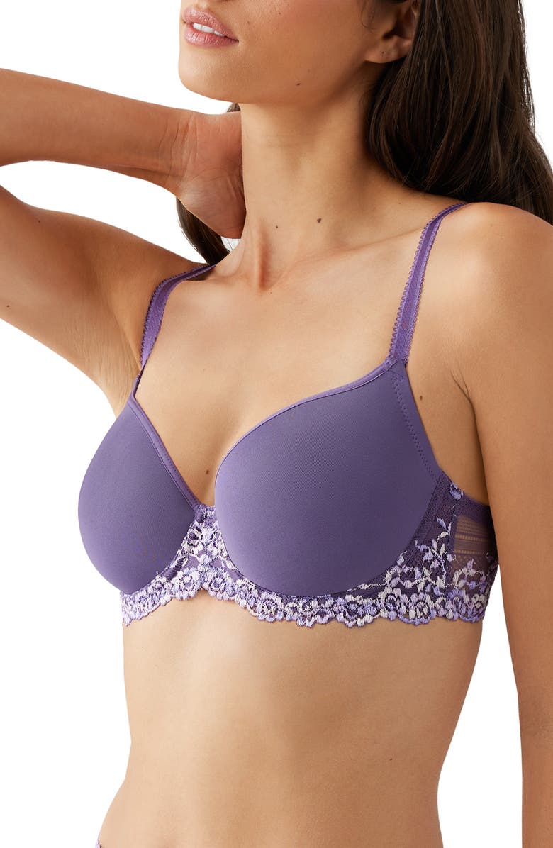 Wacoal Embrace Lace<sup>®</sup> T-Shirt Bra, Alternate, color, Grape