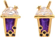 Girls Crew It's Boba Time Stud Earrings