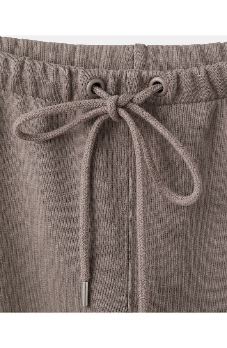 MANGO Drawstring Waist Cotton Sweatpants, Alternate, color, Grey
