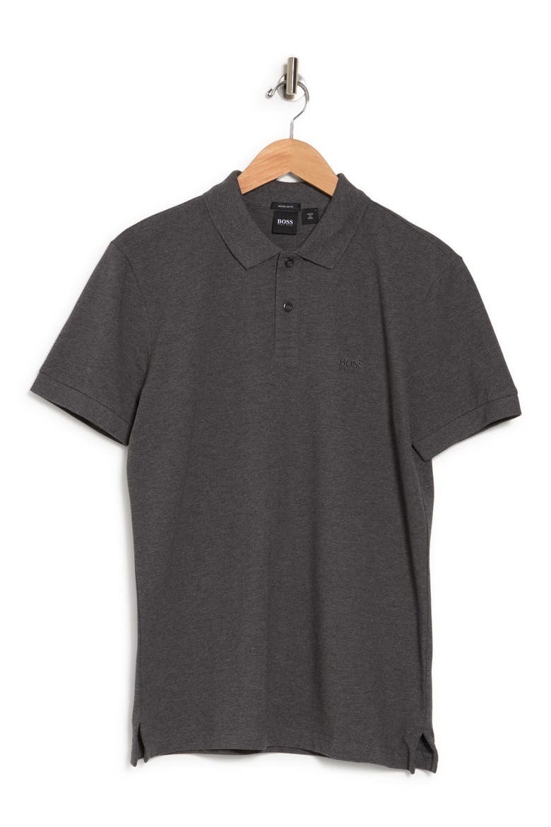 Piro Solid Polo, Alternate, color, MED GY