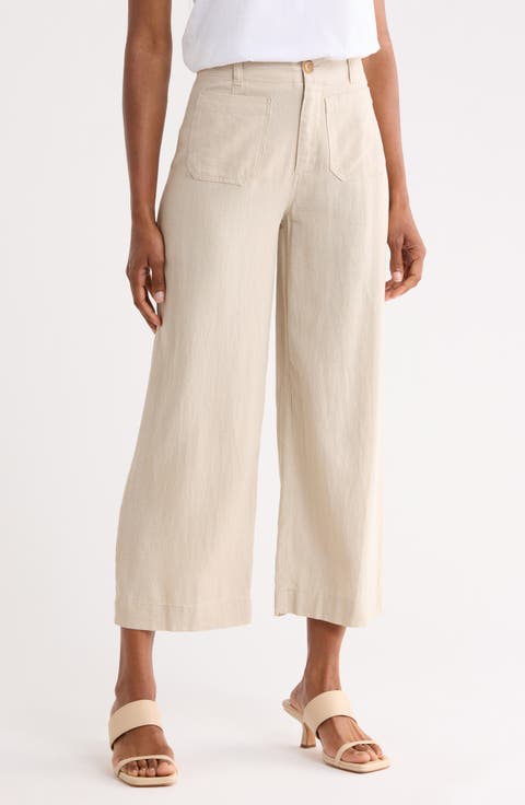 High Waist Wide Leg Pants