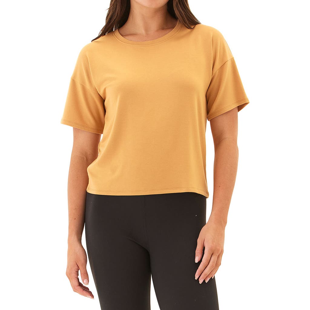 Threads 4 Thought Shana Drop Shoulder Terry Top In Yellow