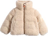 Save The Duck Kids' Thisbe High Pile Fleece Puffer Jacket