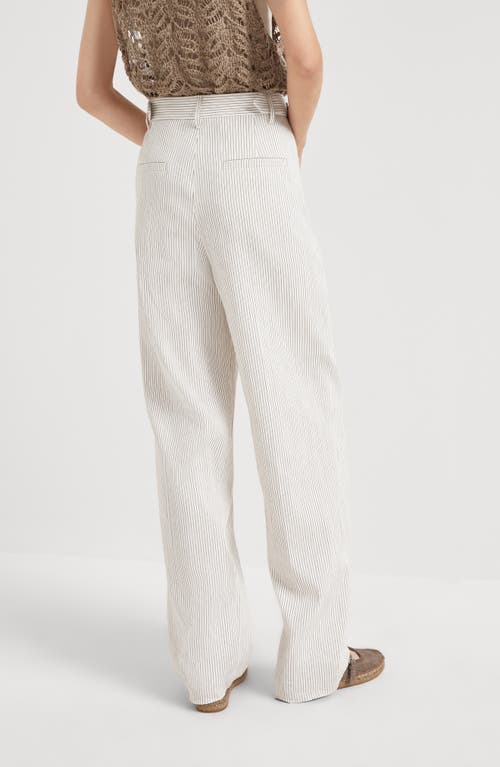 Brunello Cucinelli Sartorial Relaxed Trousers In Tobacco