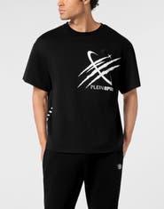 PLEIN SPORT T-Shirt Round Neck Ss Scratch Men