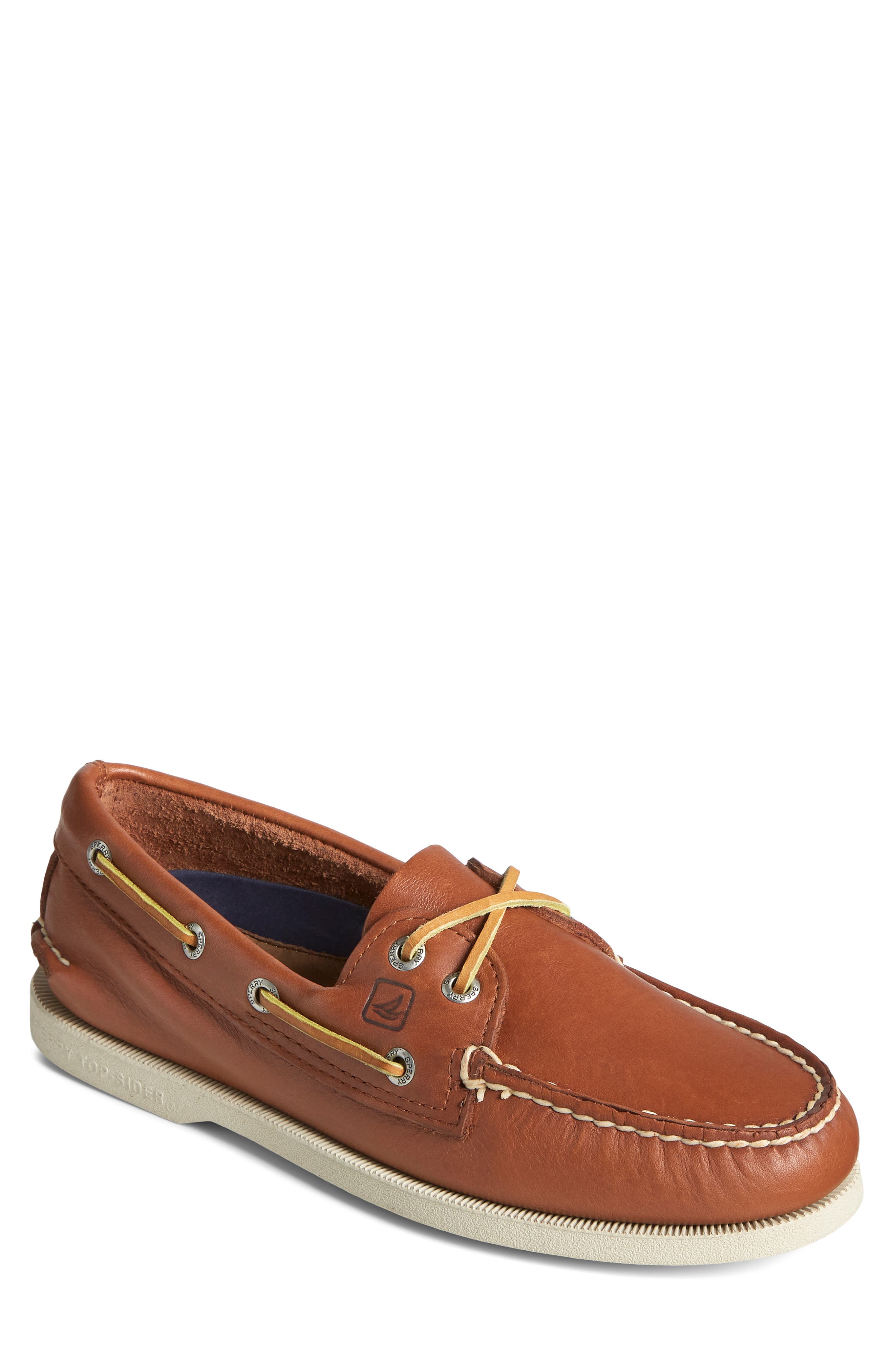 Sperry 'Authentic Original' Leather Boat Shoe, Main, color, 
