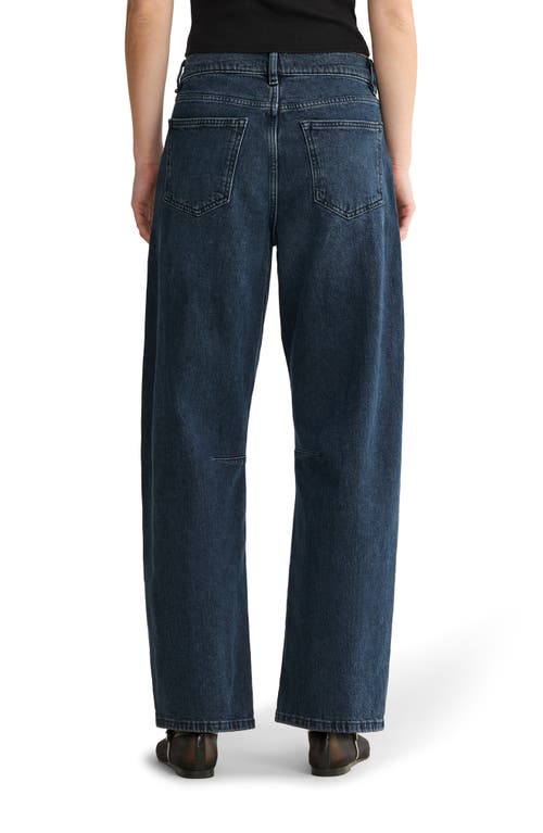 Warp & Weft Warp+weft Bna Soft Curve Barrel Jeans In Blue