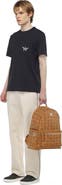 MCM Medium Stark Side Studs Backpack in Visetos